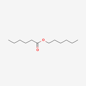 Chemical structure of Hexyl Hexanoate