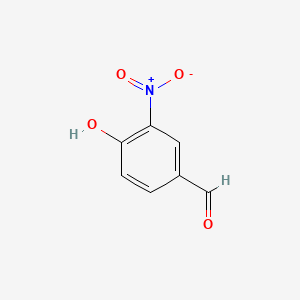 Chemical structure of 4-Hydroxy-3-nitrobenzaldehyde