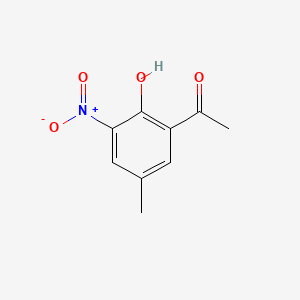 Chemical structure of 2'-Hydroxy-5'-methyl-3'-nitroacetophenone
