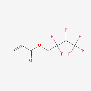 Chemical structure of 2,2,3,4,4,4-Hexafluorobutyl acrylate