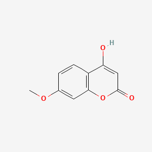 Chemical structure of 4-Hydroxy-7-methoxycoumarin