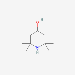 Chemical structure of 4-Hydroxy-2,2,6,6-tetramethylpiperidine