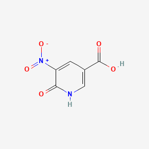 Chemical structure of 6-Hydroxy-5-nitronicotinic Acid