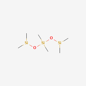Chemical structure of 1,1,3,3,5,5-Hexamethyltrisiloxane