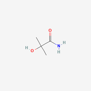 Chemical structure of 2-Hydroxyisobutyramide