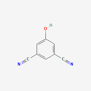 Chemical structure of 5-Hydroxyisophthalonitrile