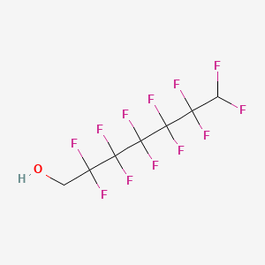 Chemical structure of Dodecafluoroheptanol