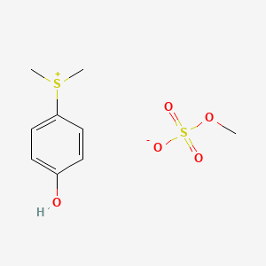 Chemical structure of 4-Hydroxyphenyldimethylsulfonium Methyl Sulfate