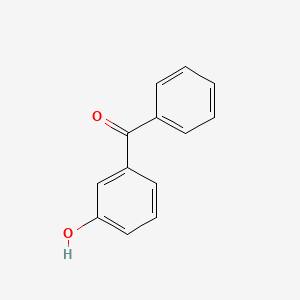 Chemical structure of 3-Hydroxybenzophenone