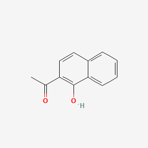 Chemical structure of 1'-Hydroxy-2'-acetonaphthone