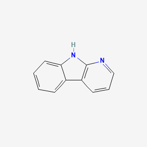Chemical structure of 9H-Pyrido[2,3-b]indole