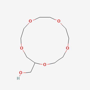 Chemical structure of 2-(Hydroxymethyl)-15-crown 5-Ether