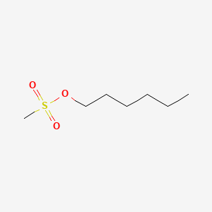Chemical structure of Hexyl Methanesulfonate