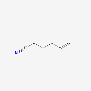 Chemical structure of 5-Hexenenitrile