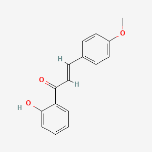 Chemical structure of 2'-Hydroxy-4-methoxychalcone