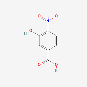 Chemical structure of 3-Hydroxy-4-nitrobenzoic Acid