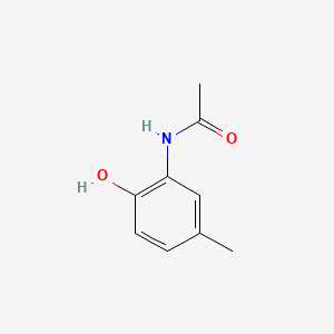 Chemical structure of 2'-Hydroxy-5'-methylacetanilide