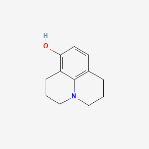 Chemical structure of 8-Hydroxyjulolidine