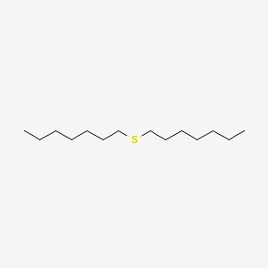 Chemical structure of Heptyl Sulfide