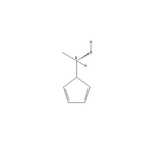 Chemical structure of 1-Hydroxyethylferrocene