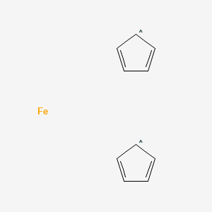 Chemical structure of (Hydrazinocarbonyl)ferrocene [for HPLC Labeling]