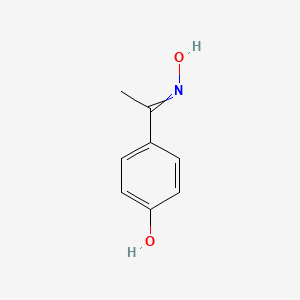 Chemical structure of 4'-Hydroxyacetophenone Oxime