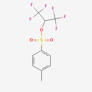 Chemical structure of 1,1,1,3,3,3-Hexafluoroisopropyl p-Toluenesulfonate