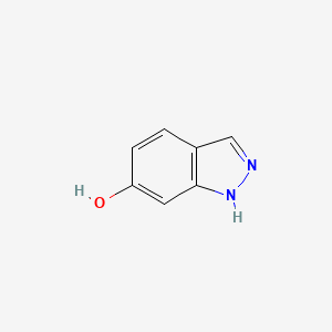 Chemical structure of 6-Hydroxyindazole