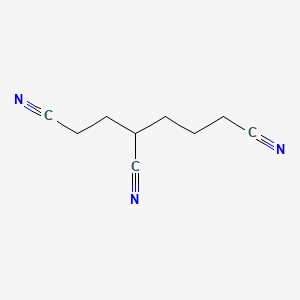 Chemical structure of 1,3,6-Hexanetricarbonitrile