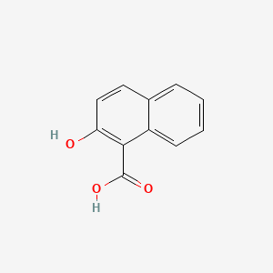 Chemical structure of 2-Hydroxy-1-naphthoic Acid