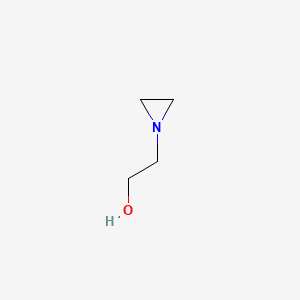Chemical structure of 1-(2-Hydroxyethyl)ethyleneimine