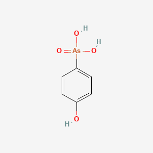 Chemical structure of 4-Hydroxyphenylarsonic Acid