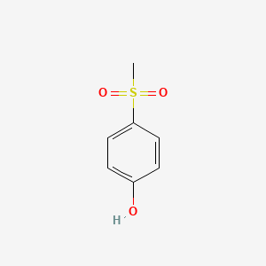 Chemical structure of 4-Hydroxyphenyl Methyl Sulfone