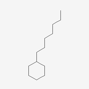 Chemical structure of Heptylcyclohexane