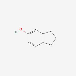 Chemical structure of 5-Indanol