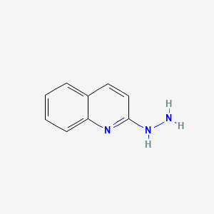 Chemical structure of 2-Hydrazinoquinoline