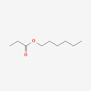 Chemical structure of Hexyl Propionate