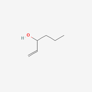 Chemical structure of 1-Hexen-3-ol