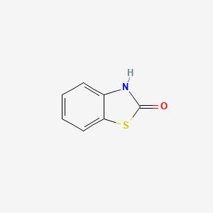 Chemical structure of 2(3H)-Benzothiazolone