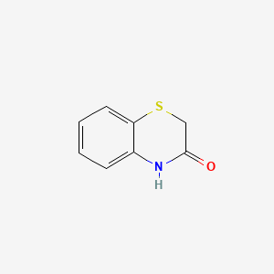 Chemical structure of 2H-1,4-Benzothiazin-3(4H)-one