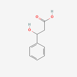 Chemical structure of 3-Hydroxy-3-phenylpropionic Acid