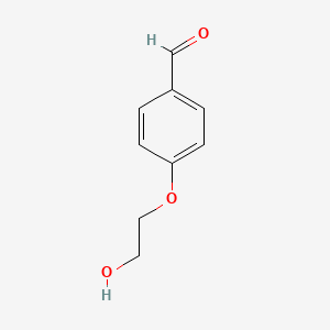 Chemical structure of 4-(2-Hydroxyethoxy)benzaldehyde