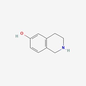 Chemical structure of 6-Hydroxy-1,2,3,4-tetrahydroisoquinoline