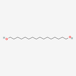 Chemical structure of 1,16-Hexadecanediol