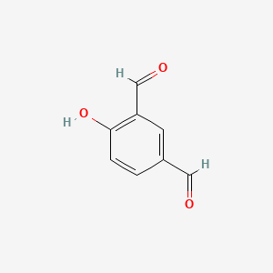 Chemical structure of 4-Hydroxyisophthalaldehyde