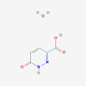 Chemical structure of 6-Hydroxypyridazine-3-carboxylic Acid Monohydrate