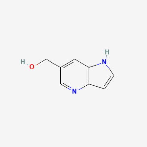 Chemical structure of (1H-Pyrrolo[3,2-b]pyridin-6-yl)methanol
