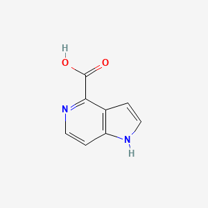 Chemical structure of 1H-Pyrrolo[3,2-c]pyridine-4-carboxylic acid