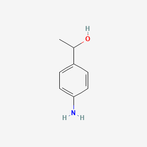 Chemical structure of 4-(1-Hydroxyethyl)aniline