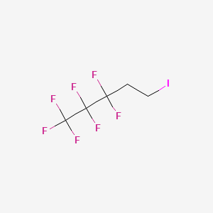 Chemical structure of 1,1,1,2,2,3,3-Heptafluoro-5-iodopentane